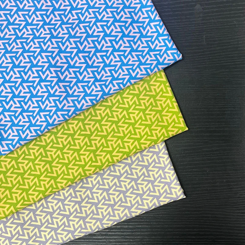 By Meter Quality Viscose Poplin Fabric Vintage Geometric Floral Bohemian Patchwork Rayon Material Wholesale