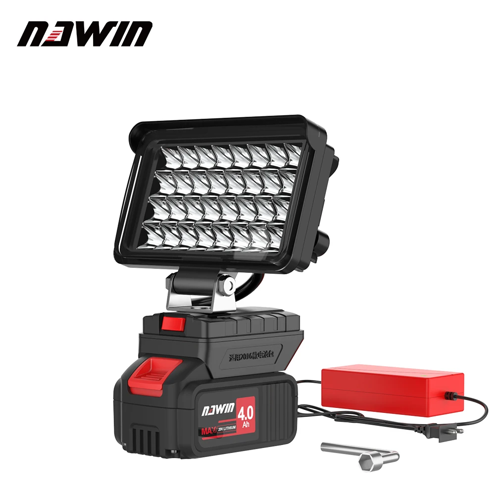 NAWIN outdoor LED lithium working light auto repair site camping night fishing battery Searchlight miner\'s lamp usb power