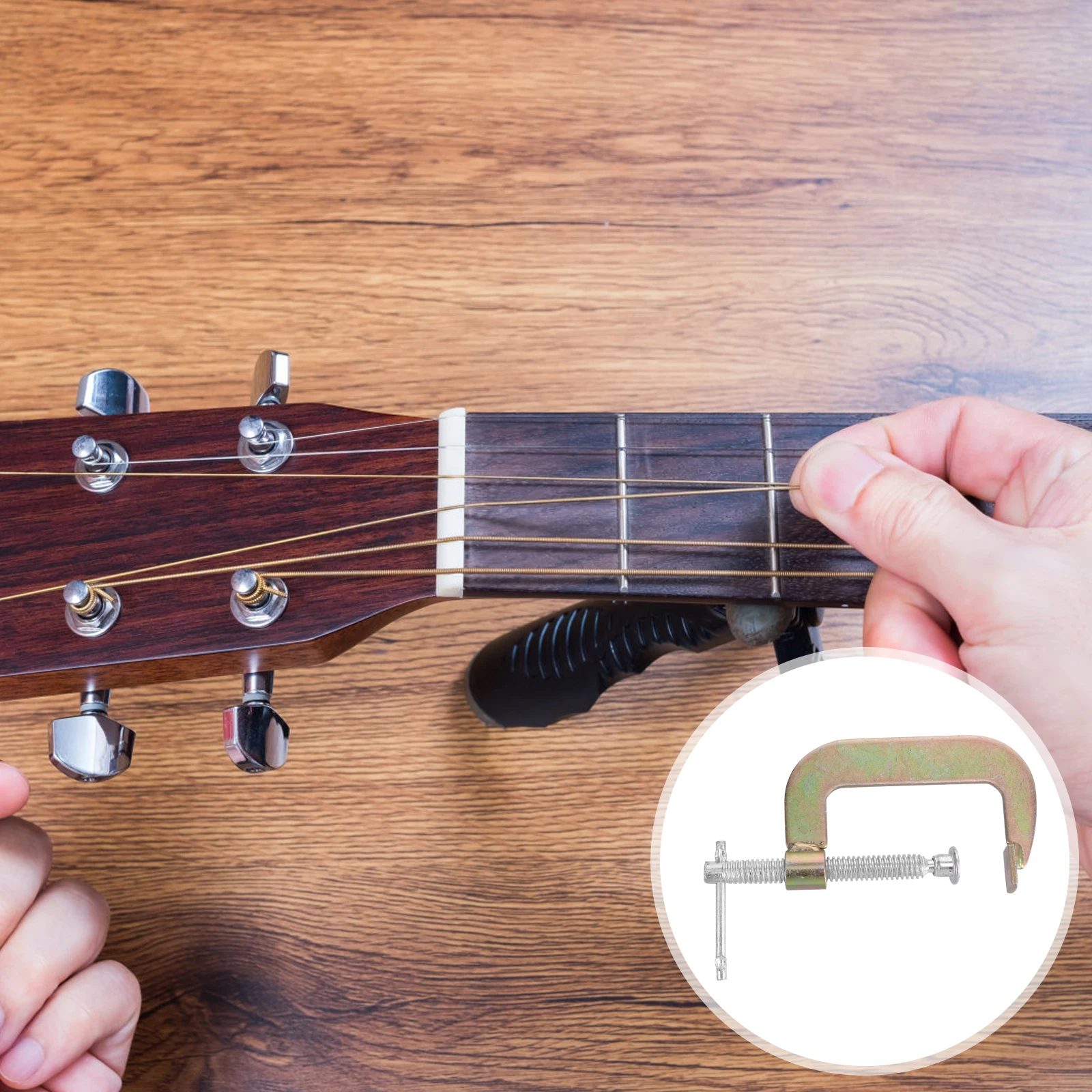 

Guitar Fixing Attaching Clamp Maintenance Durable Premium Material Strong Clamping Force High Precision Easy Safe