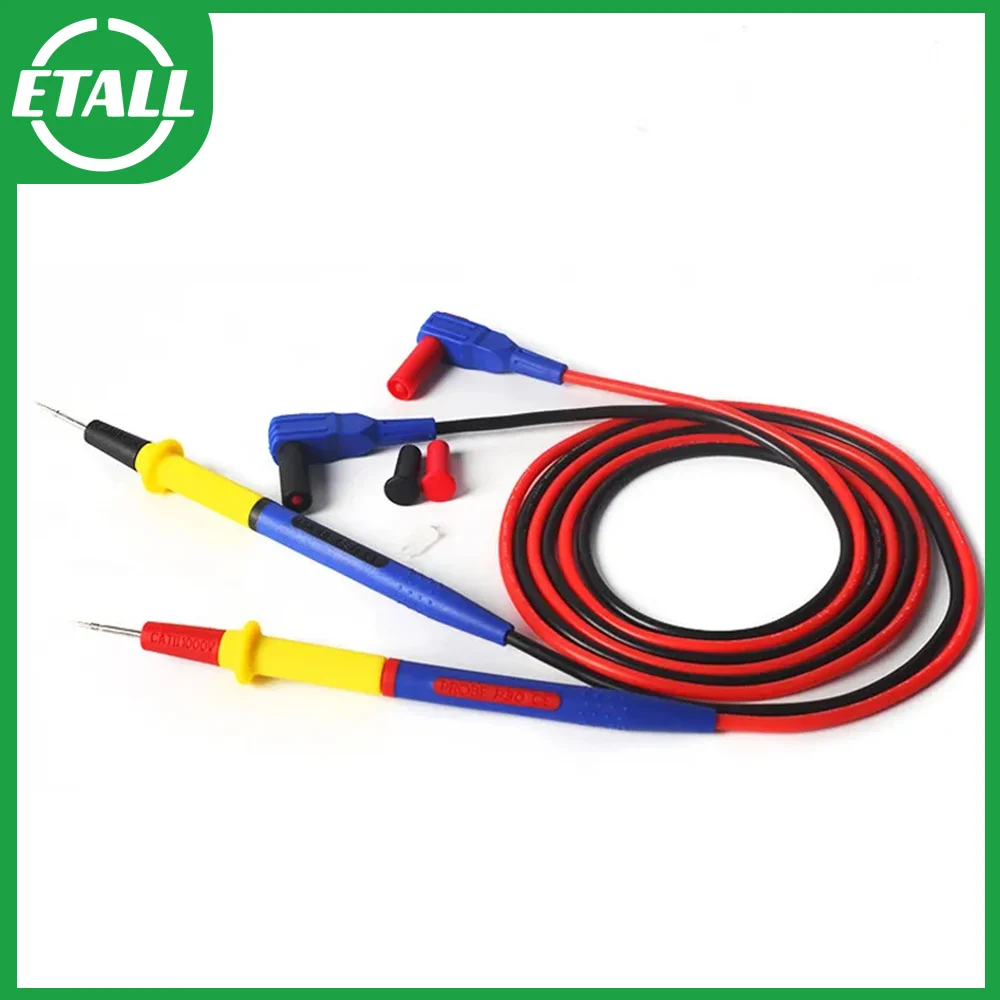 MECHANIC P30 Multimeter Pen 1000V 20A Soft Anti-Scalding Silicone Wire Extra Tip Probe Test Pen for Digital Multimeter