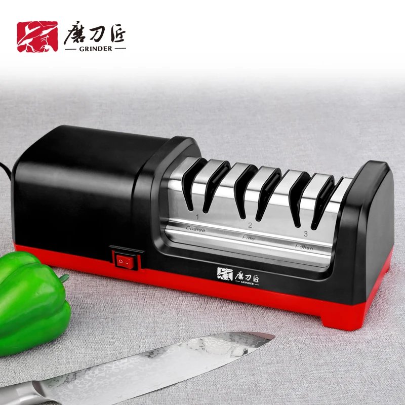 TAIDEA Professional Electric Knife Sharpener More Size EU PLUG&USB Grit 360/600/1000# and Polishing Sharpening stone GrindStone