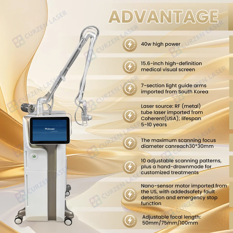 Best-Seller CO2 Fractional Laser Machine Vaginal Tightening Acne Treatment Skin Rejuvenation CE Certification