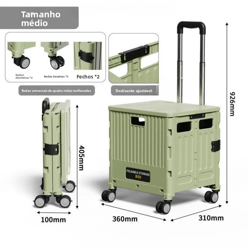 ポータブル折りたたみショッピングカート小型牽引カート階段昇降ホイール家庭用食料品購入車両ステンレス鋼ボディ