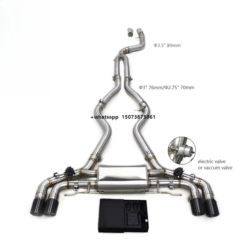 

Custom Car Catback Muffler for M340i/M440i G20/G22 3.0T 2020-2026 Tuning Stainless Steel Pipe Valvetronic Exhaust System