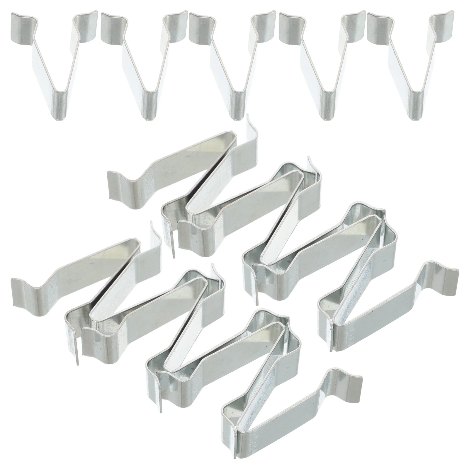 

100Pcs Car Threshold Clips Lift Gate Trim Finish Panel Clip Metal Fastener Car Interior Panel Clips Cable Ties for Charging Cord