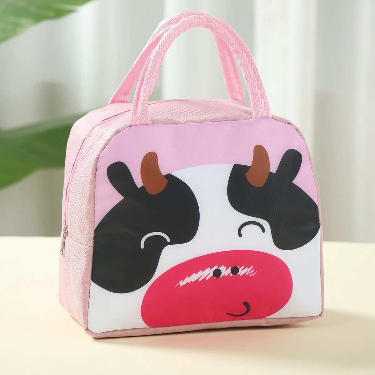 Lunch Bag Cartoon Animal Bento Bag Aluminum Film High Quality Waterproof Insulation Lunch Bag Children  Outdoor Party Supplies