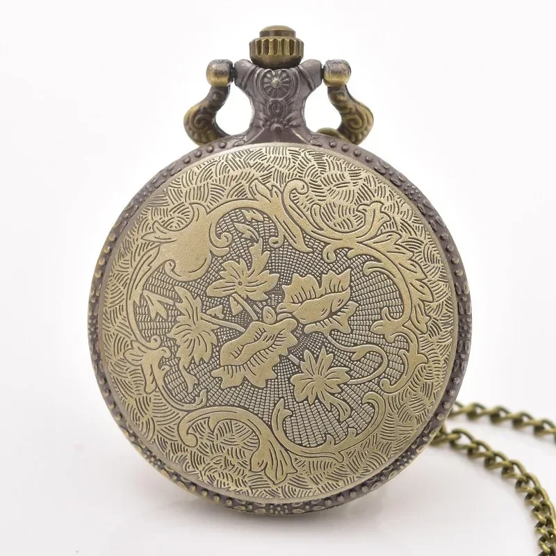 Stars Wars Film Serie Retro Hollow Quartz Pocket Watch Casual Pendant Clock with Necklace Chain Christmas Birthday Men Gift