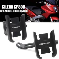 For GILERA GP800 GP 800 All Year Motorcycle CNC Handlebar Rearview Mirror Mobile Phone Holder GPS stand bracket