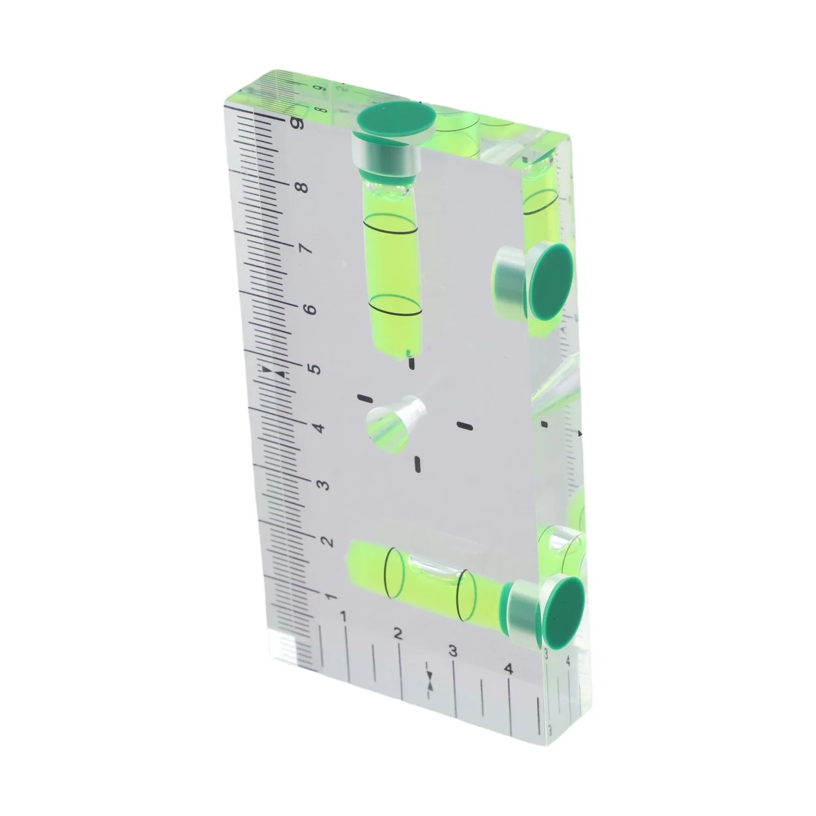 Magnetic Pocket Bubble Level 90 Degree and 180 Degree Measurement Tool with Clear Green Bubble for Project Use