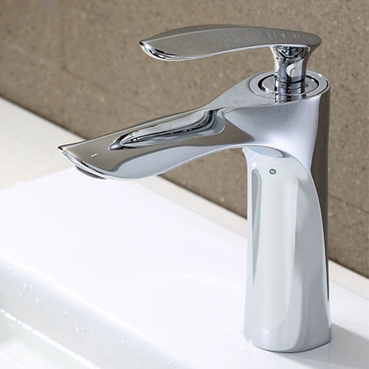 

Однорычажный смеситель для ванной комнаты, для горячей и холодной воды, бытовой, современный, для умывальника, настольный, для туалета