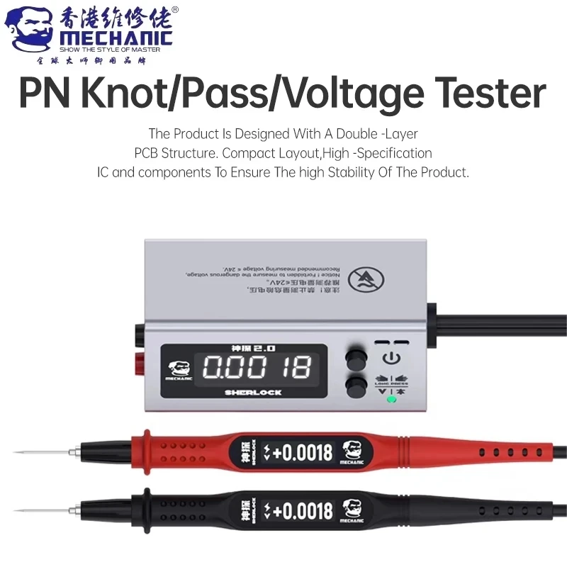 Multimeter MECHANIC SPY 2.0 3 Screen Display for phone Voltage Test Table SHERLOCK V2.0 PN Junction Inspection Repair Visual Pen