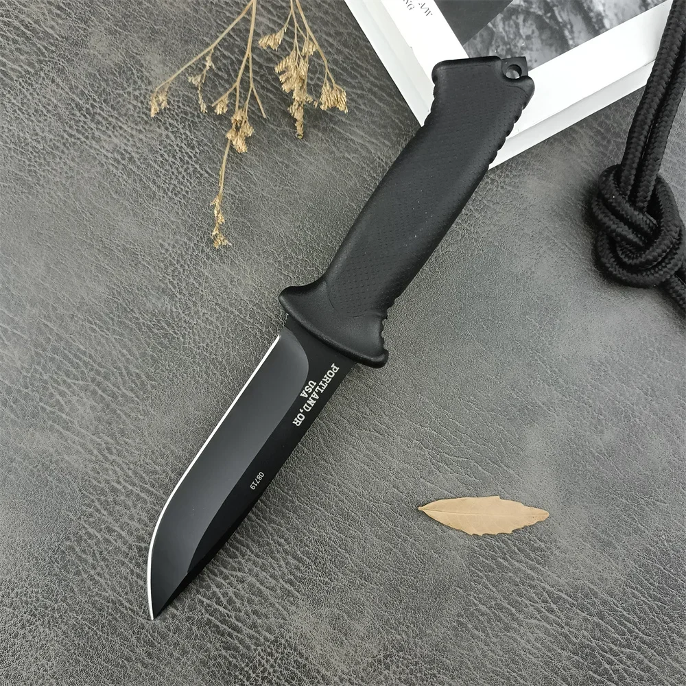 

Portland GB LMF II фиксированный нож для выживания 8Cr13Mov лезвие резиновая ручка открытый кемпинг тактические ножи самооборона EDC подарочный инструмент