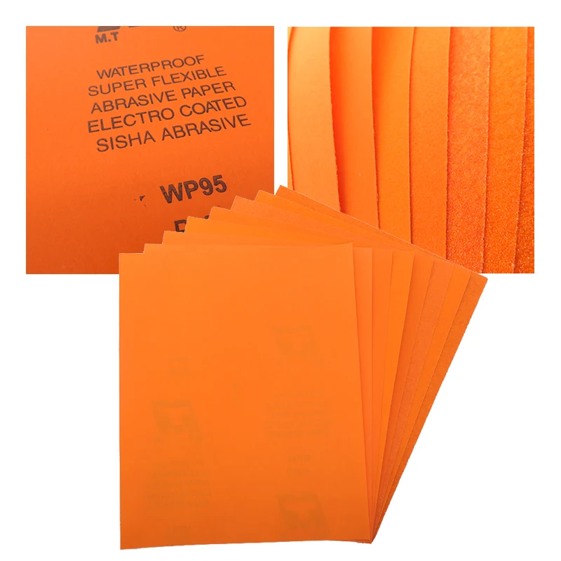 5pcs Water Sandpaper Papers Abrasive Tools Sanding Paper Grit Wet and Dry Sandpaper for Polishing Grinding Woodworking