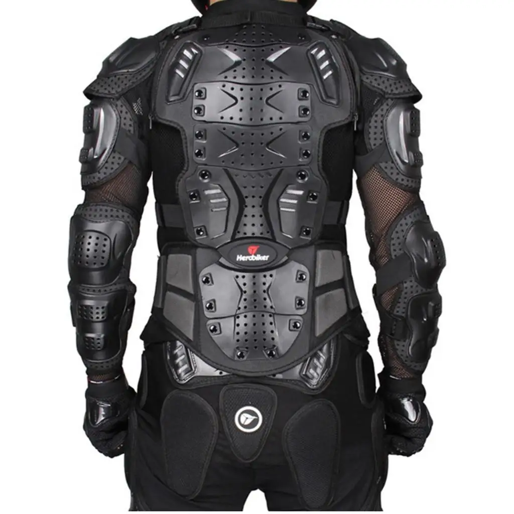 Full Body Protective Motorcycle Gear Jacket with Wide Elastic Waist Comfort Fit for Riding and Outdoor Activities 2