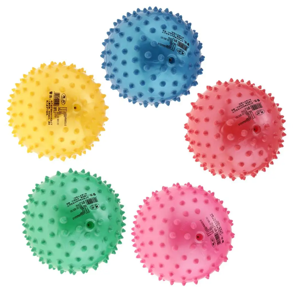 Boule de massage rebondisnoyaux Knobby pour tout-petits, jouet de fête, cadeau pour les tout-petits, 6 po