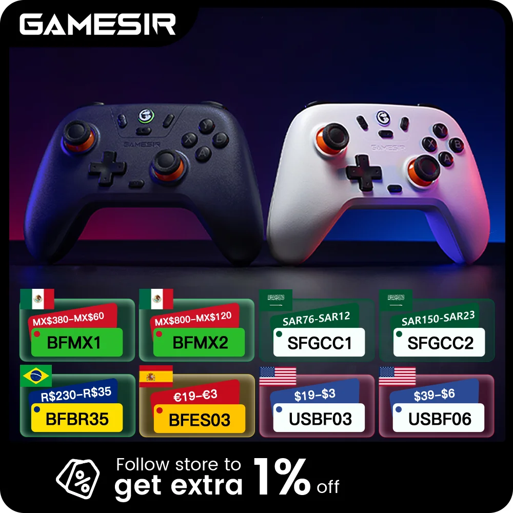 GameSir Nova Lite Wireless Switch Controller Gaming Gamepad with Hall Effect for Nintendo Switch iPhone Android Captain America