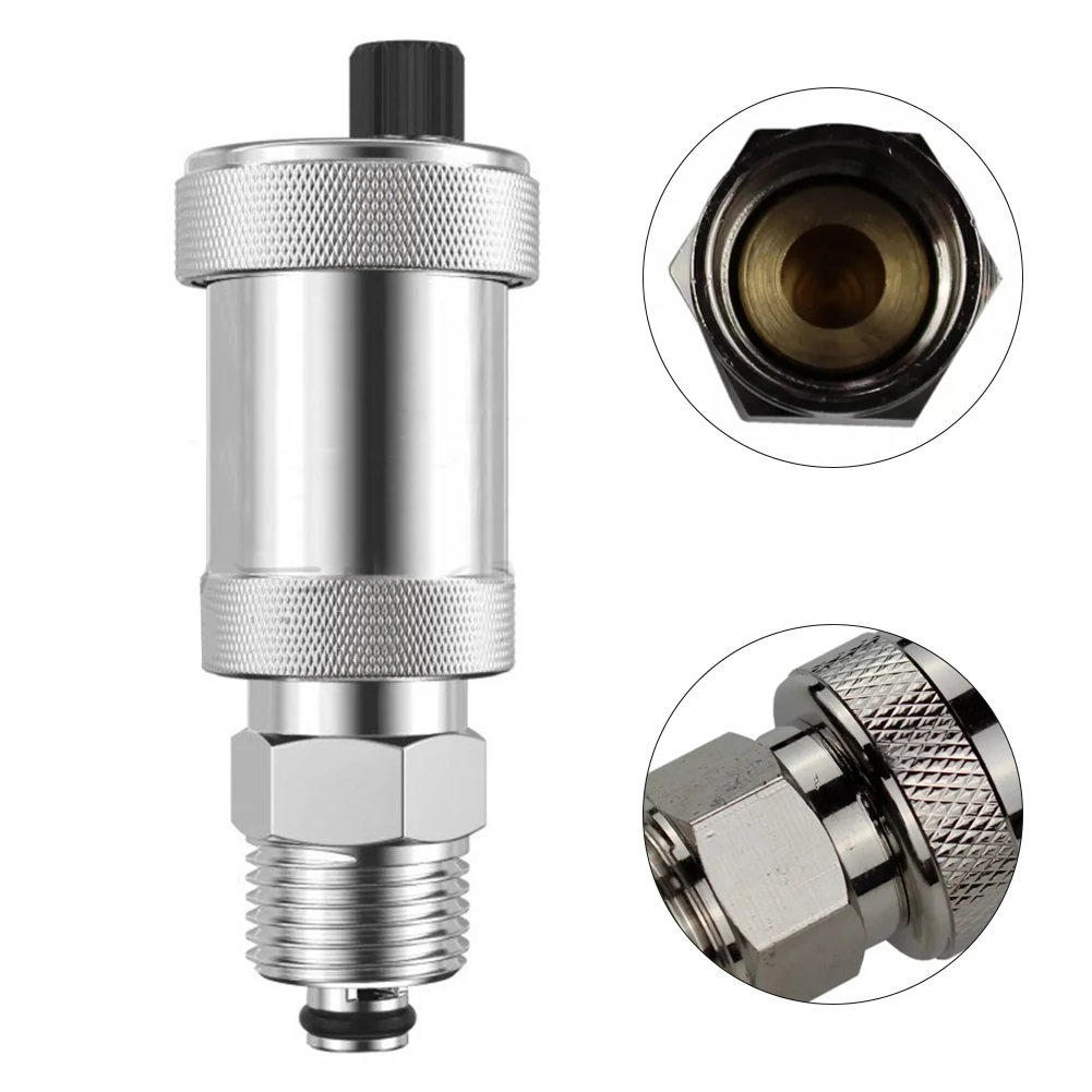 Reliable Performance Automatic Quick Air Vent Valve Air Vent Heating Valve 1/2 Inch External Thread 3/8 Inch External Thread