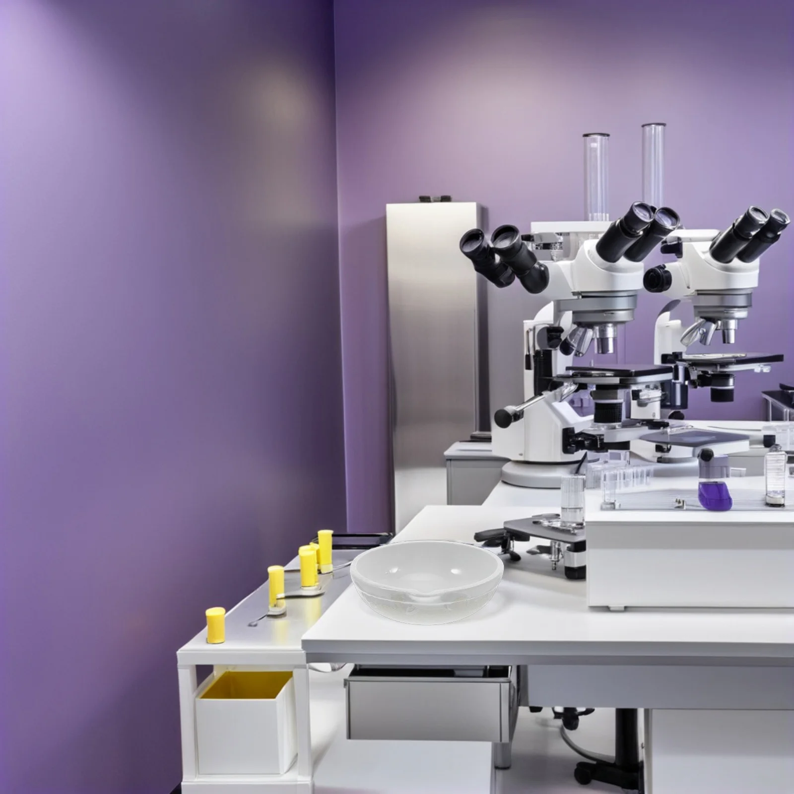 

2Pcs Ceramic Evaporating Dish 100mm Heat Resistant Basin Flat Bottom Lab Equipment Mixing Bowl Ceramic Crucible Bowl