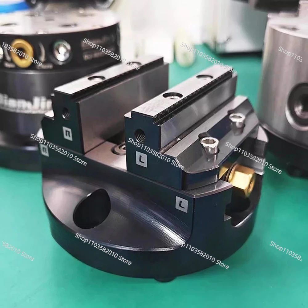 

4/5-осевые самоцентрирующиеся дисковые тиски с ЧПУ — точность 0,02 мм, крутящий момент 150 Нм, закаленная легированная сталь