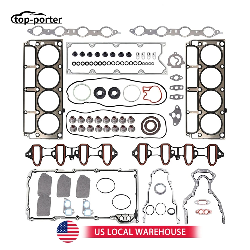 

1 комплект прокладок головки блока цилиндров для Chevy Avalanche Express Silverado LS 4.8L 5.3L 2002-2008