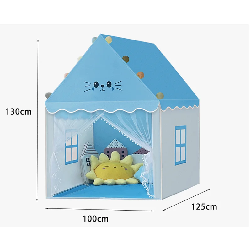 NEW Indoor Outdoor Tent Room Children Girl Princess Castle Baby Home Dream Castle Small House Family Pretend Toy Game