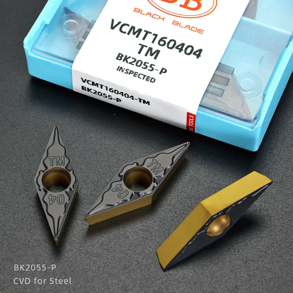 BB VCMT VBMT Insert Solid Carbide CNC Lath Tool Blade VCMT1604 VBMT1604 VCMT1103 for Steel Aluminum Alloy Stainless Steel