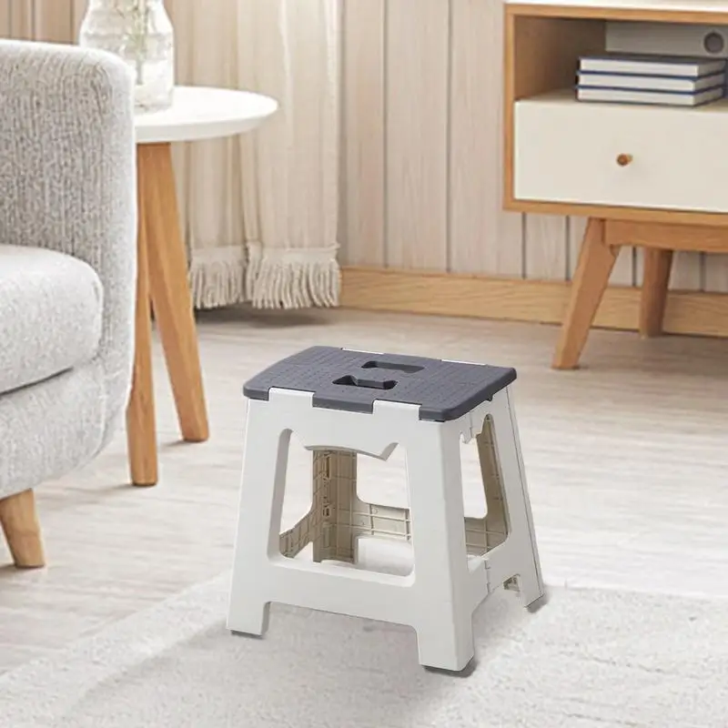 Folding Stool For Outside Folding Step Stool Support Adults Non-Slip Surfaces Foldable Small Step Heavy Duty Stepping Stool For