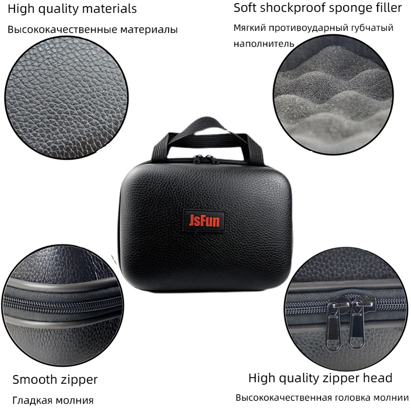 PU Leather Fishing Reel Cases Cover Hard Fishing Reel Protective Case Pouch Storage Box Waterproof Fishing Tackle Bag