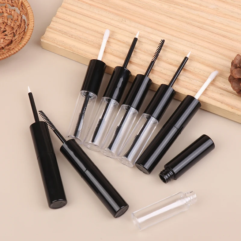Doppelseitige Leere Mascara-Tube Eyeliner Lipgloss-Tuben mit Applikatoraufsatz Wimperncreme-Behälter Plastik-Lippenstift Lippenbalsam