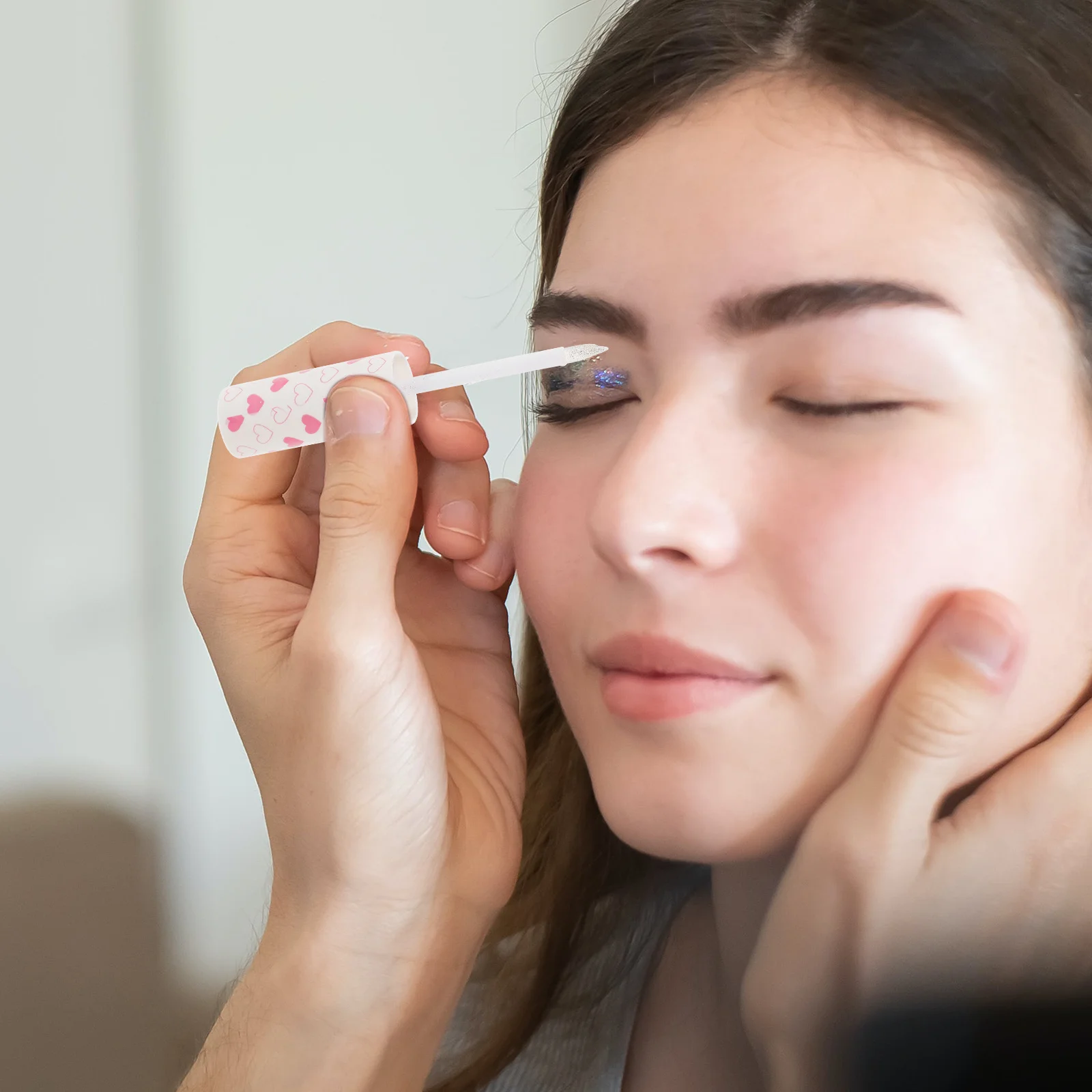 Metaliczny płynny eyeliner perłowy brokatowy diamentowy kolorowy eyeliner w pisaku wodoodporny długotrwały makijaż