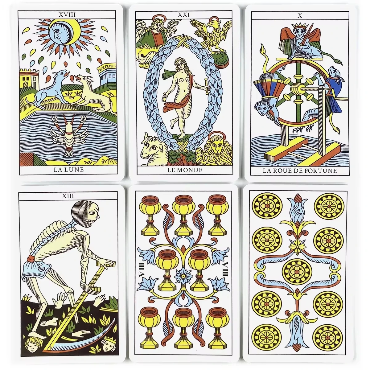 Mini Tarot Of Marseille Tarot Deck Leisure Party Table Gameplay Prophecy Oracle Cards Game,Family Gathering Games