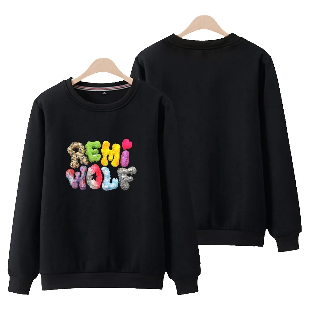 Remi Wolf Merch Sweatshirt Crewneck Long Sleeve Men Women's Outwear Harajuku Streetwear Hip Hop Style Youthful Clothes