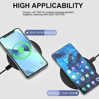 10W Wireless Charger For Oppo Find X3 Pro LG G7 One HUAWEI Mate 60 Xiao Mi 12 AGM X3 Turbo Fast Charging Dock Station Phone