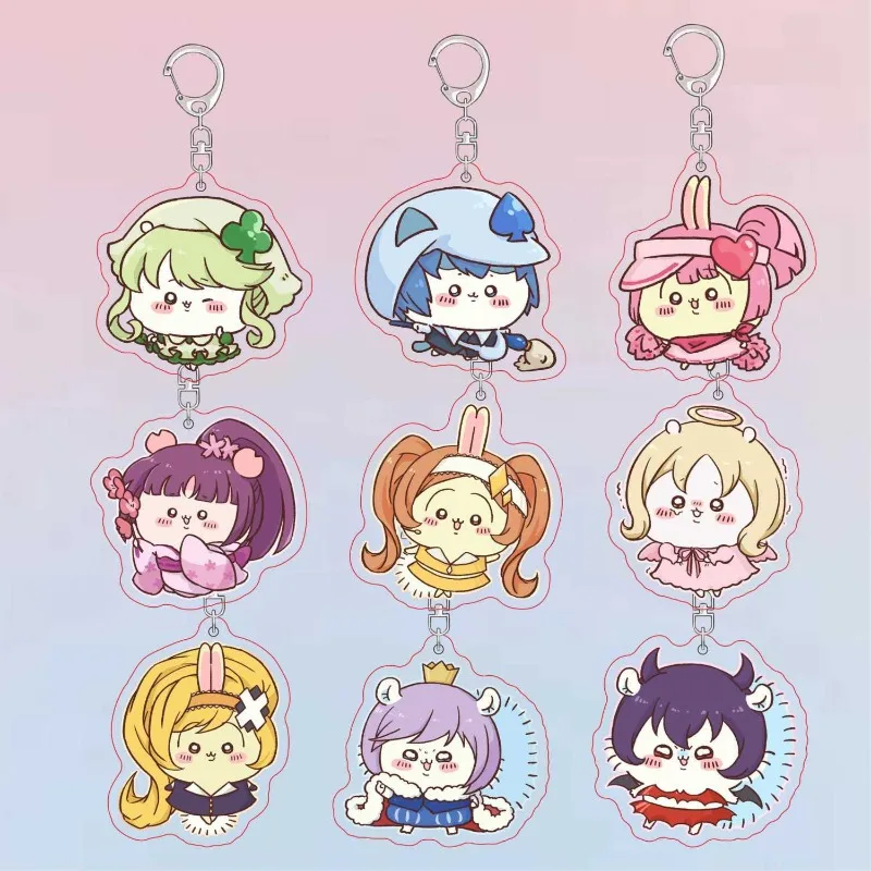 Shugo Chara Ran Usagi Anime Cartoon Acryl Schlüsselanhänger Schlüsselanhänger Anhänger Hängende Ornamente Rucksack Dekoration Mädchen Geburtstagsgeschenk