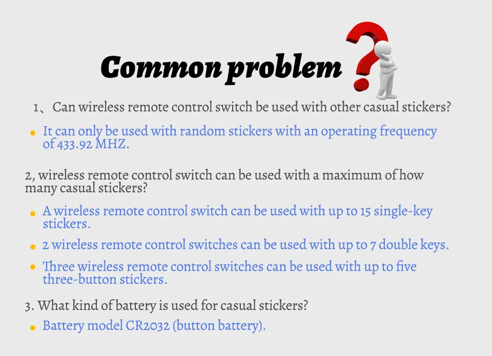 Wireless ON OFF Switch RF433 Module Remote Control Light Switch 1/2/3 Gang Wall Switch for Light Bulb Chandelier 10A 110V 220V