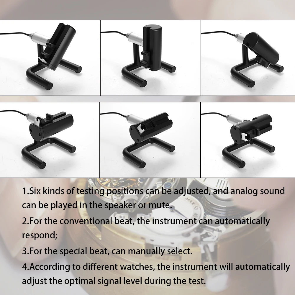 Multifunctional Professional Timing Timegrapher Mechanical Watch Tester for Repairers and Hobbyists Watch Tools Watch Tools