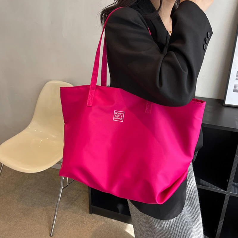 Fashion Trend Casual New Women\'s Handbags Large Capacity Tote Tote Bag Work Commuter Lunch Bag Waterproof