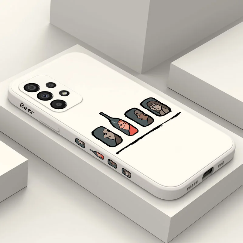 

Beer Window Case For Samsung Galaxy A73 A53 A33 A23 A13 A03 A72 A52 A52S A32 A22 A12 A02 A02S A71 A51 A31 A21S 4G 5G Cover
