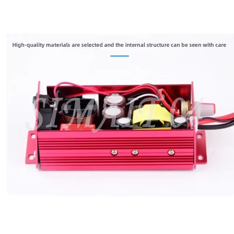 666M Portable DC-12V Battery Boost Converter High Power Inverter, Inverter Transformer Voltage Boost Converter