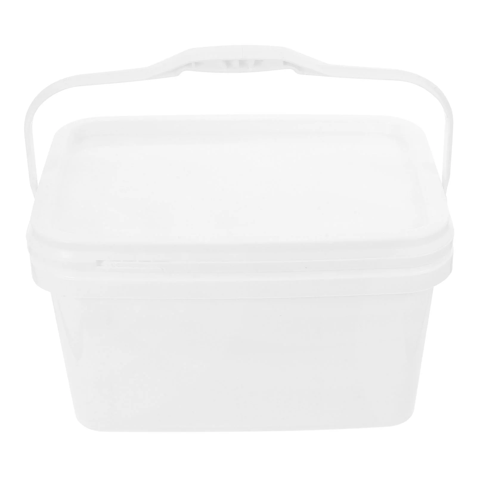 

Paint Bucket Buckets Container Empty Painting Rectangle Storage Holder Pp Plastic With Handle