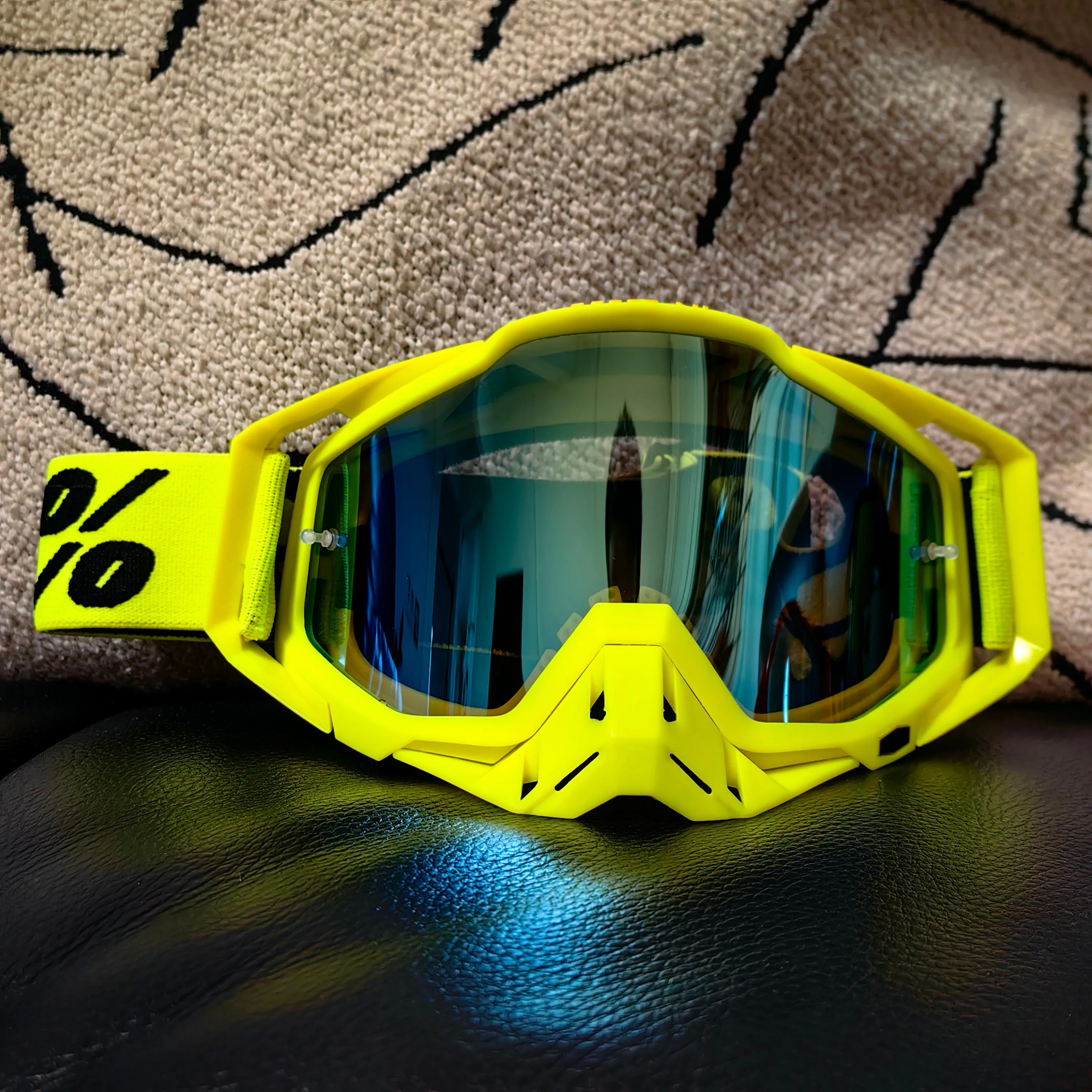 Nuevos colores gafas de Motocross para montar todoterreno esquí deporte gafas MX casco Compatible gafas de motocicleta para ATV DH MTB
