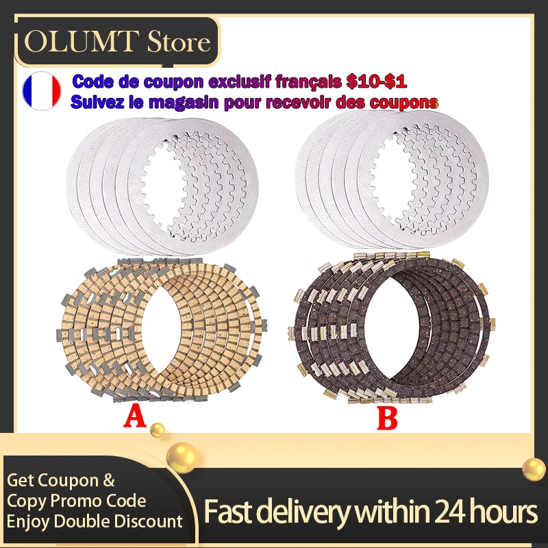 Plaques d'embrayage de moto et kit de disque de friction en acier, YAMAHA count660R count660X 25KW count660Z Tenere countconfided XT 660 R X MT03 MT-03