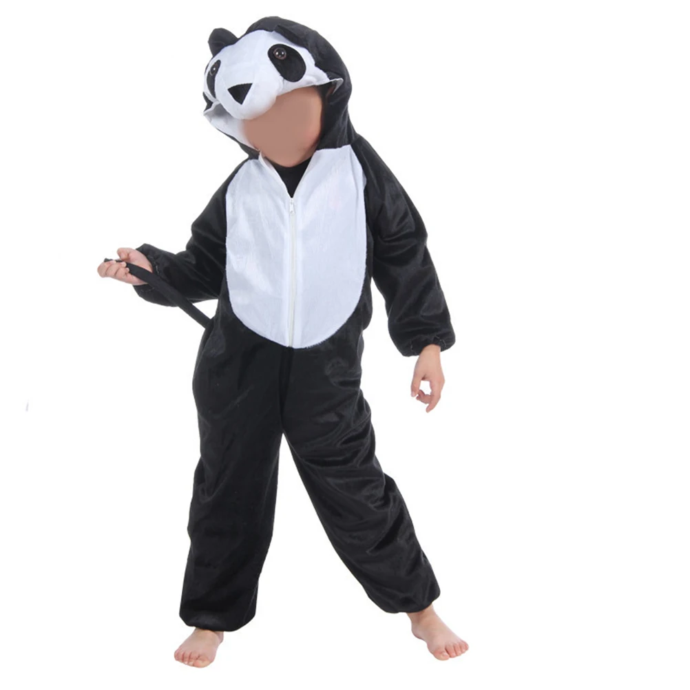 

Adorable Panda Costume for Kids Children Animal Outfit Warm Winter Cosplay Party Halloween Gift Play Suit Comfortable Easy