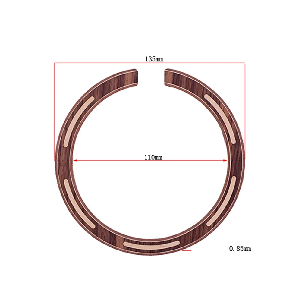 حلقة ثقب الصوت الخشبية للجيتار الكلاسيكي الصوتي البطانة ملصق روزيت ملحقات حامي لاقط الزخرفية