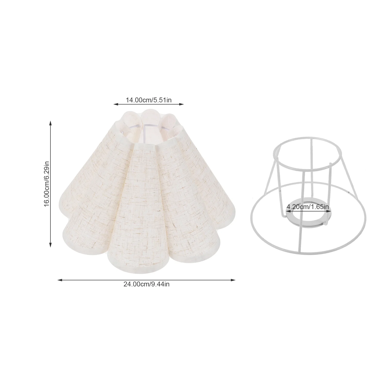 Versatile Chic Petal Table Lamp Shade Pendant Light Fashion Lampshade Accessory Floor Vintage Desk