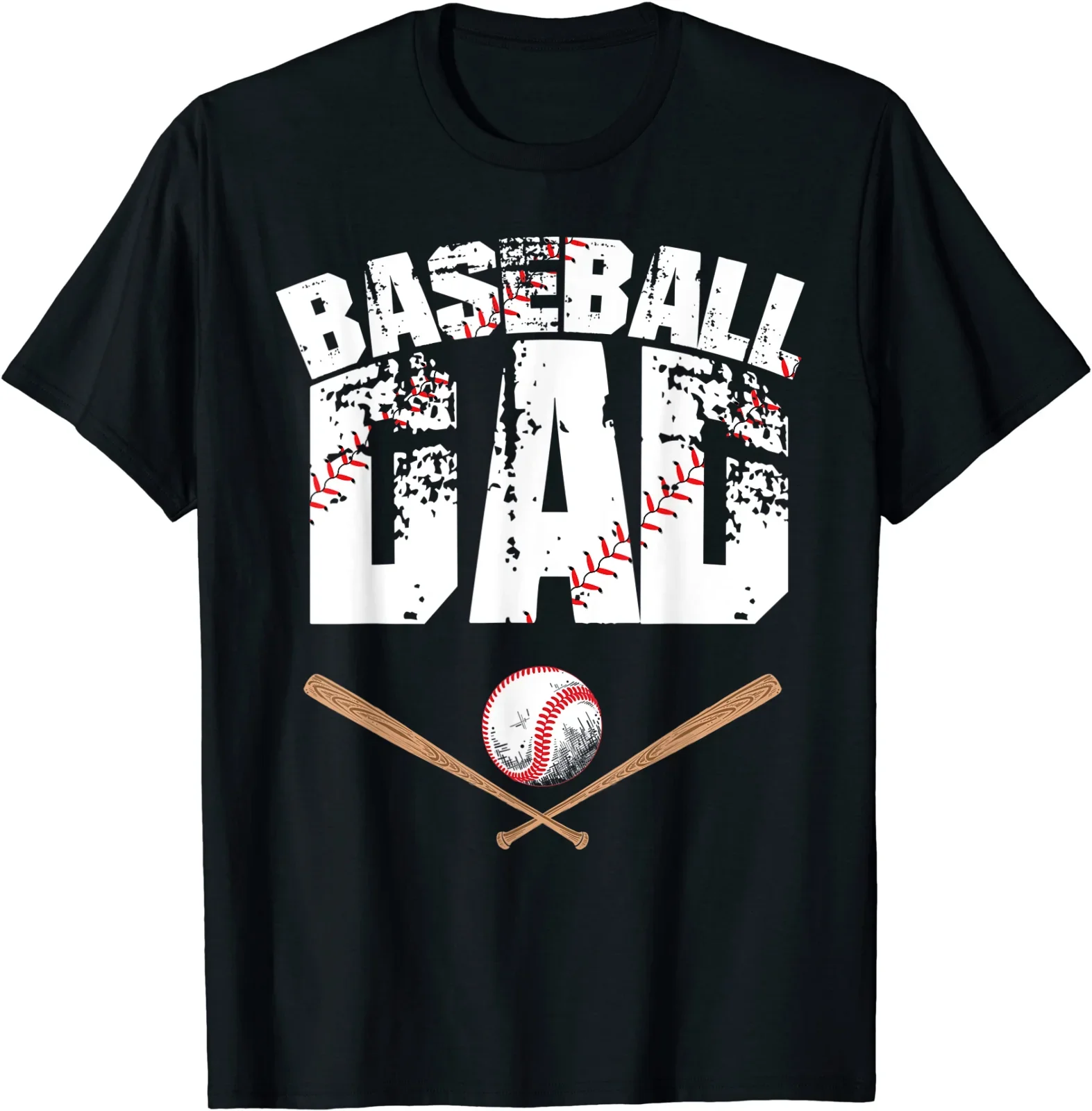 

Baseball Dad - Baseball Lover for Father T-Shirt Summer Cotton Short Sleeve O-Neck Mens T Shirt New S-3XL