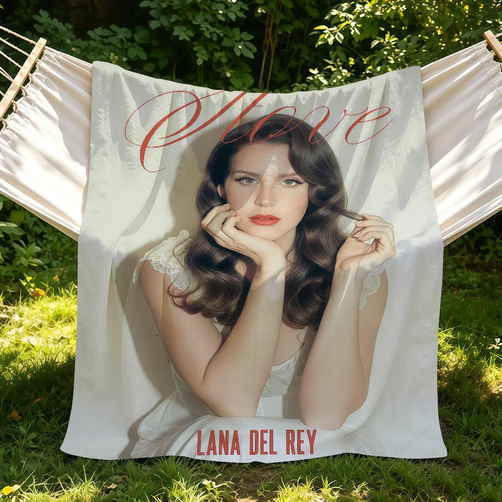 Singer L-Lana D-Del R-Rey Stove Blanket Suitable For Sofas Beds Offices Cars Outdoor Travel An Ideal Gift For Friends Family