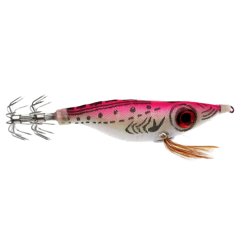 

100mm 9g Luminous Squid Jig Factory Direct Sale Soft Shrimp Scented Big Eye 3D Eye Lure for Fishing