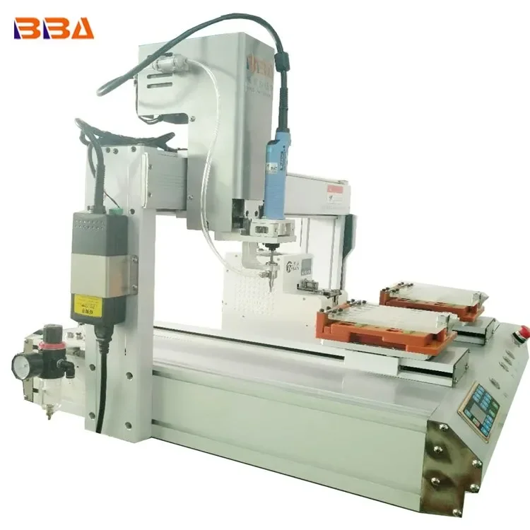 BBA braçadeira robótico parafusando máquina, chave de fenda automática, lâmpada padrão, parafuso encaixe, fornecedor China