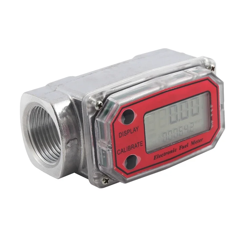 ALLSOME LLW-Digital Turbine Flow Meter, Diesel Kerosene Gasoline Measurement, LLW 25